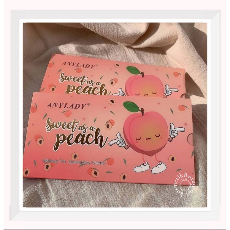 PROMO!!!EYESHADOW PALETTE SWEET AS A PEACH ANYLADY NO.515