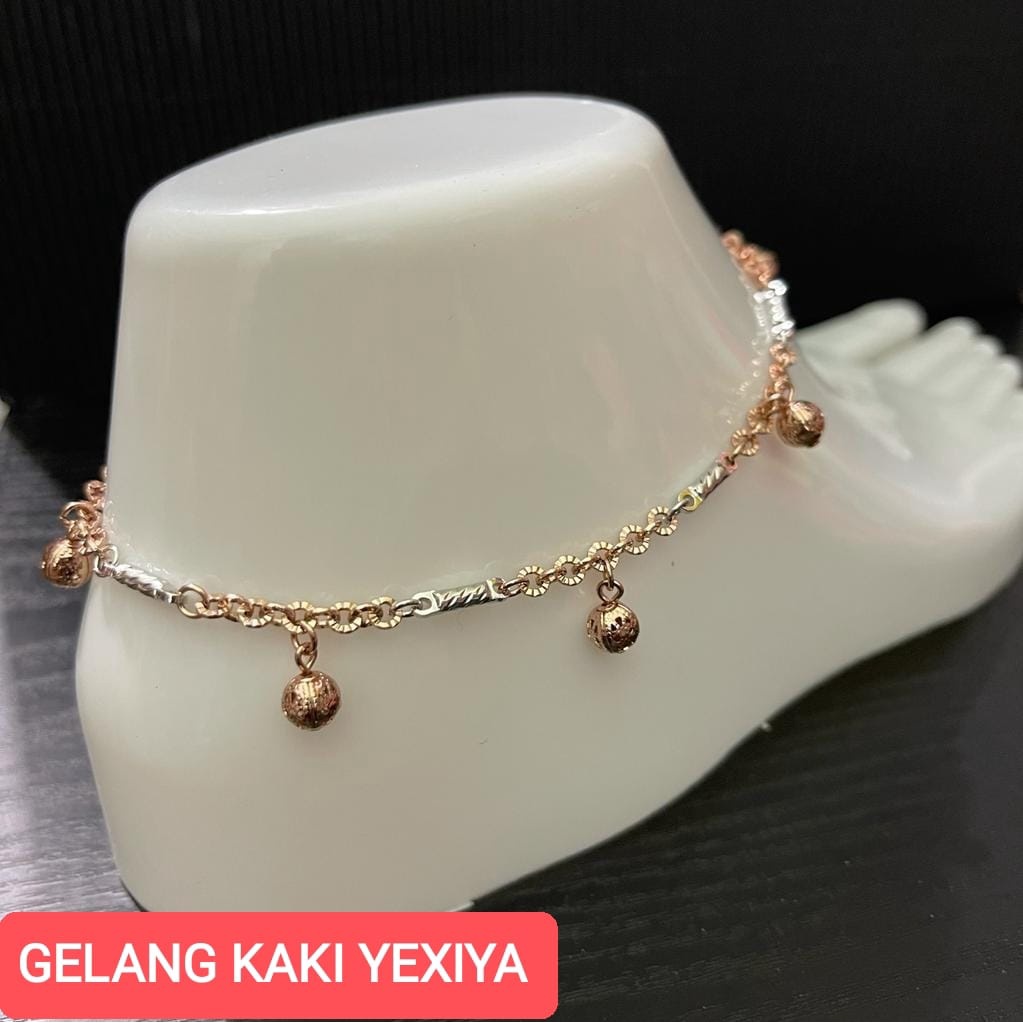 gelang kaki wanita yexiya/aksesoris wanita /perhiasan fashion masa kini byk pilihan model lain nya ya kk