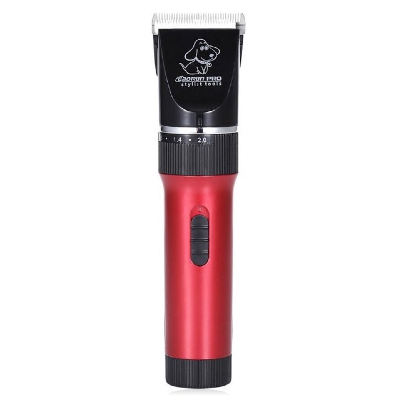 BaoRun Pro Alat Cukur Elektrik Bulu Binatang Pet Dog Clipper - P6 - Red