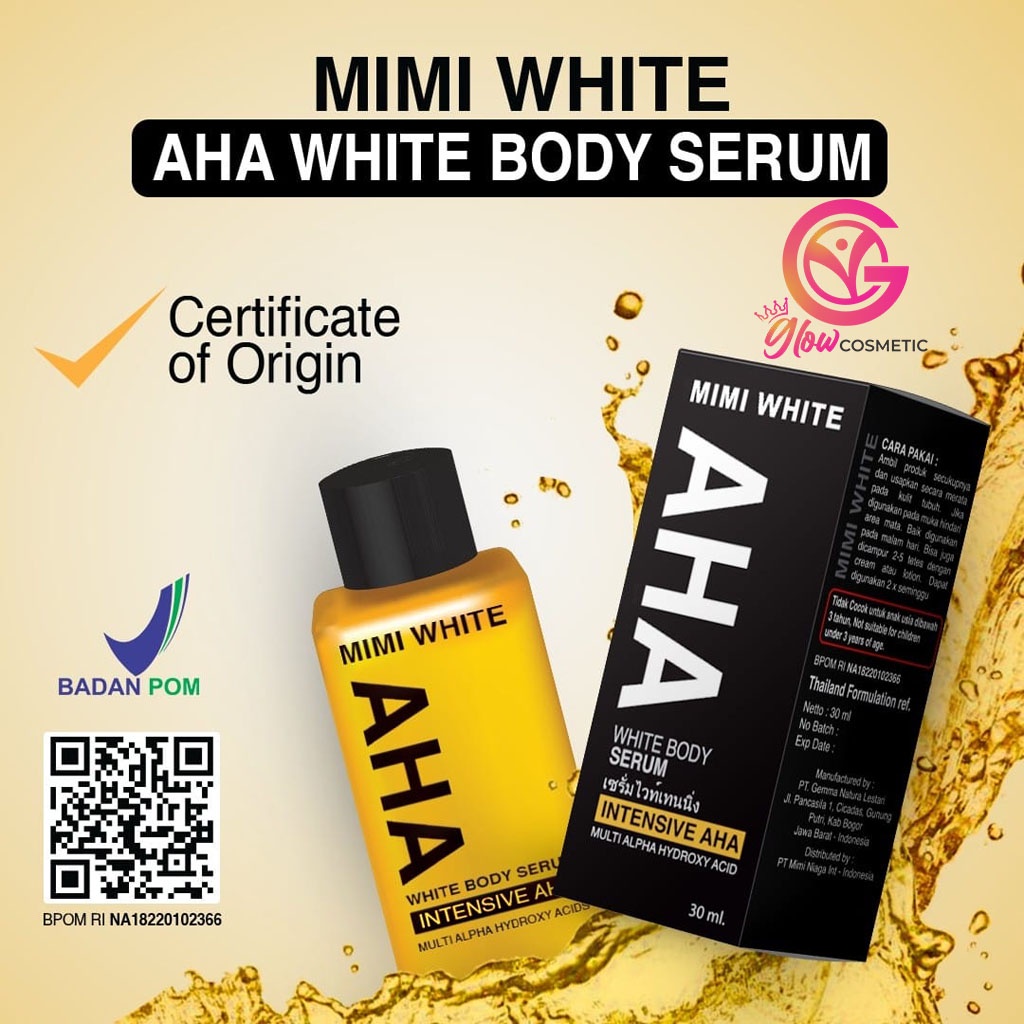 MIMI WHITE AHA WHITE BODY SERUM INTENSIVE AHA