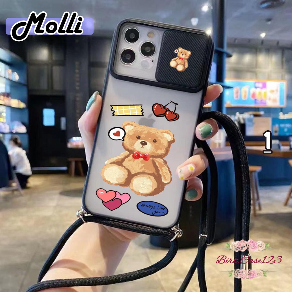 SOFTCASE SLINGCASE SLIDE PELINDUNG KAMERA MOLLI SAMSUNG OPPO VIVO REALME IPHONE XIAOMI BC5712
