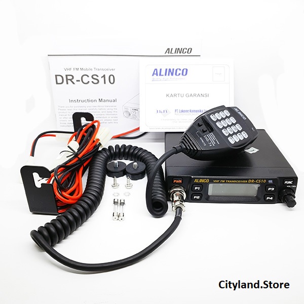 RADIO RIG ALINCO DR CS10 VHF ORI - RADIO RIG MOBIL ALINCO DR CS 10 VHF