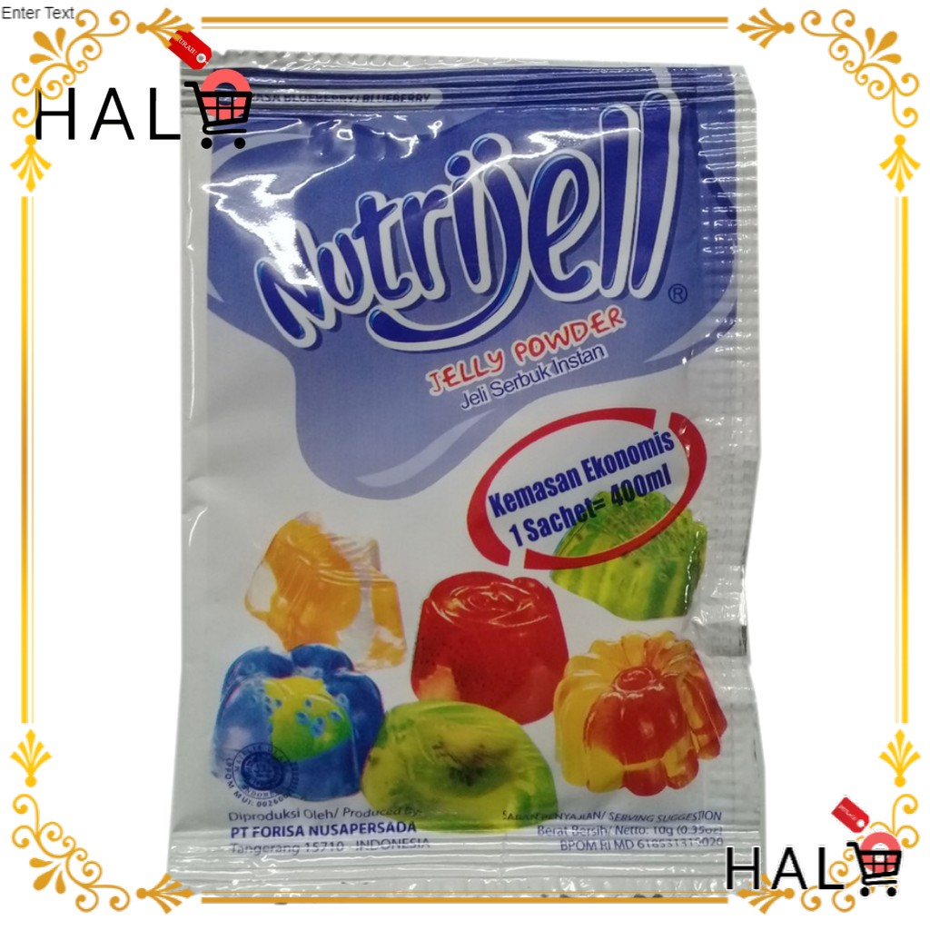 

NUTRIJELL EKONOMIS BLUBERRY 10 GR