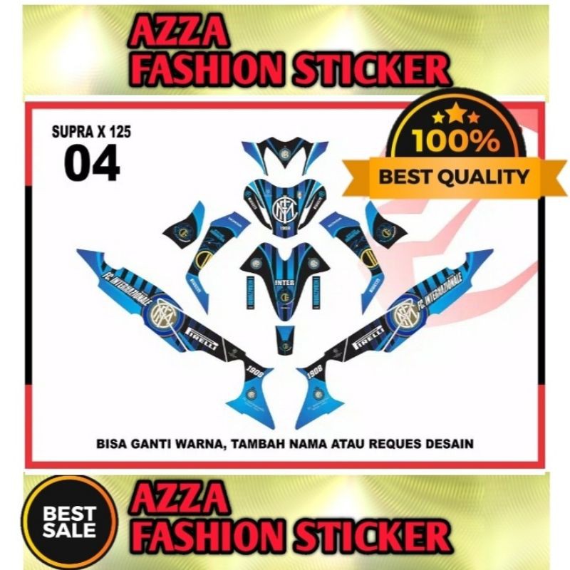 Sticker decal Supra X 125 Full Body Supra X 125 decal Sticker Supra X 125 Sticker Supra X 125 04