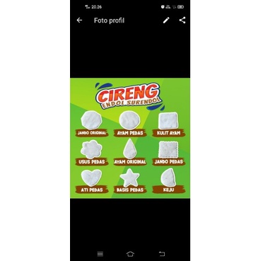 

CIRENG ENDOL SURENDOL - seller Pangandaran