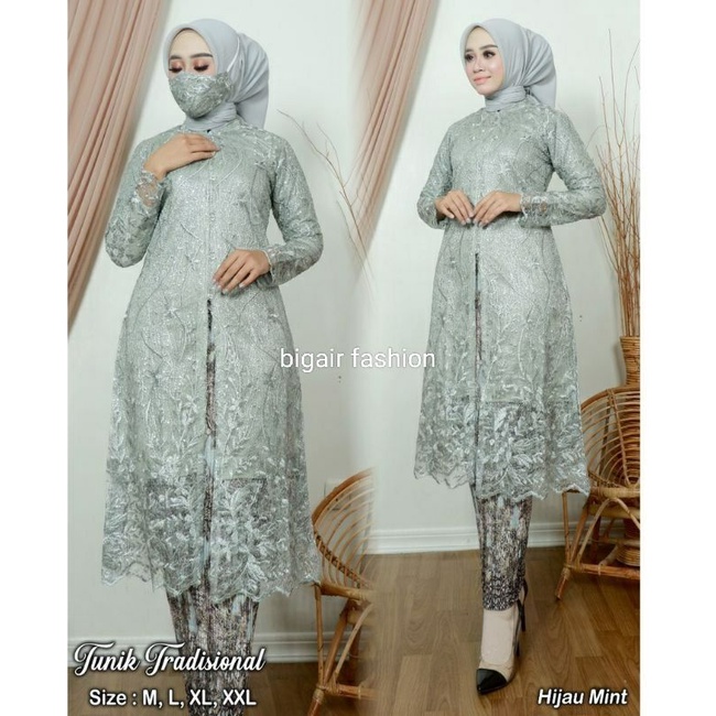 KEBAYA MODERN KEBAYA TUNIK TILLE SPIDER  KEBAYA TUNIK BUSUI  KEBAYA TRADISIONAL BY BA