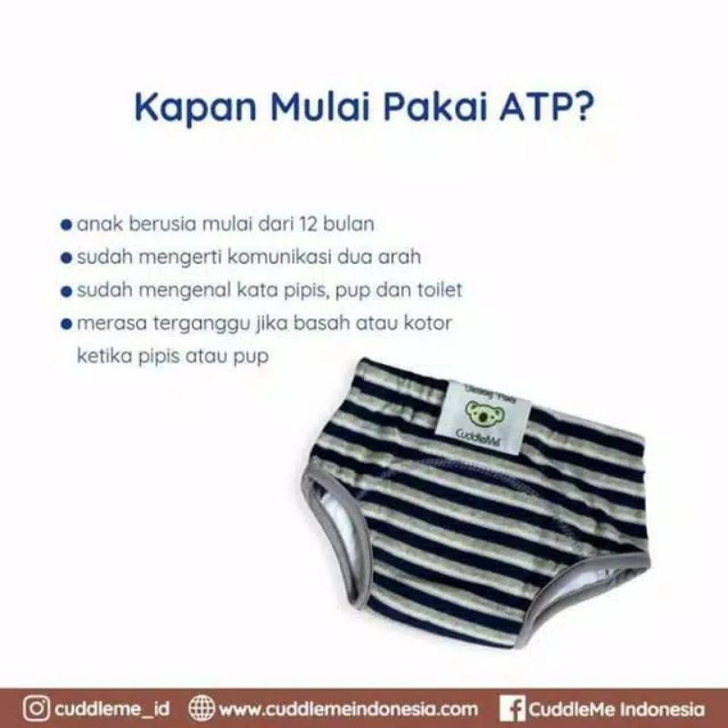 Adjustable Training Pant Cuddleme Celana Belajar ke Toilet Celana Tatur Cuddleme ATP