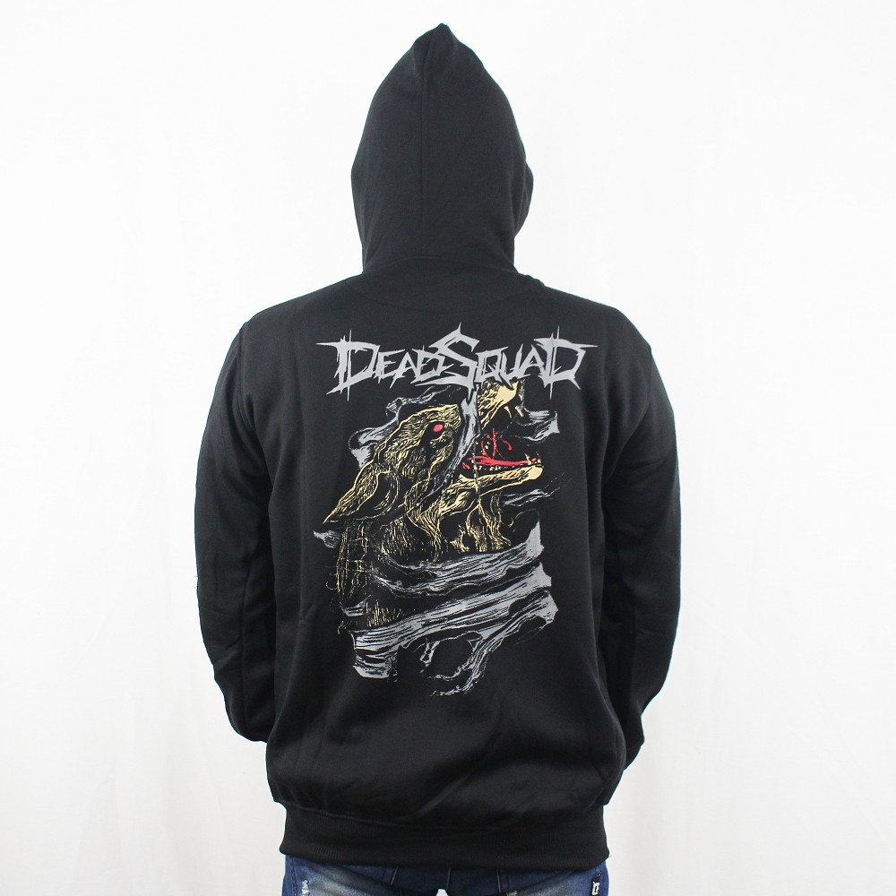 JAKET HOODIE MUSIK DEADSQUAD M L XL XXL 03 - JAKET DEADSQUAD METAL - JAKET UNDERGROUND DEADSQUAD