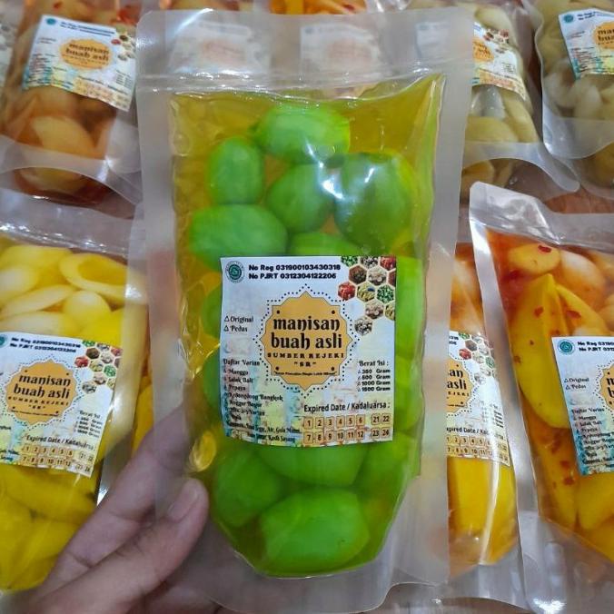 

Manisan Buah Kedondong Bangkok Basah Original / Pedas Segar Gula Alami