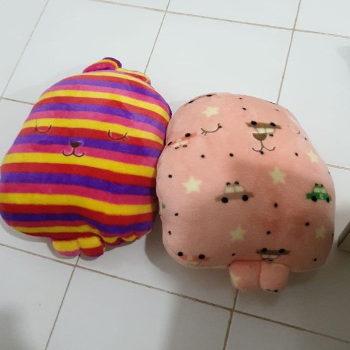 Bisa COD BALMUT Boneka Bantal selimut Balmut Craftholic Rabbit Telinga Panjang model love dot
