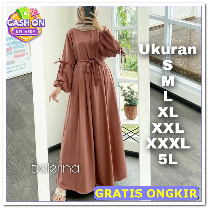 Gamis Terbaru Ori Remaja Jumbo Hitam Baju Murah Perempuan Bsju Hitam Polos Premium Daster Raya Buju 