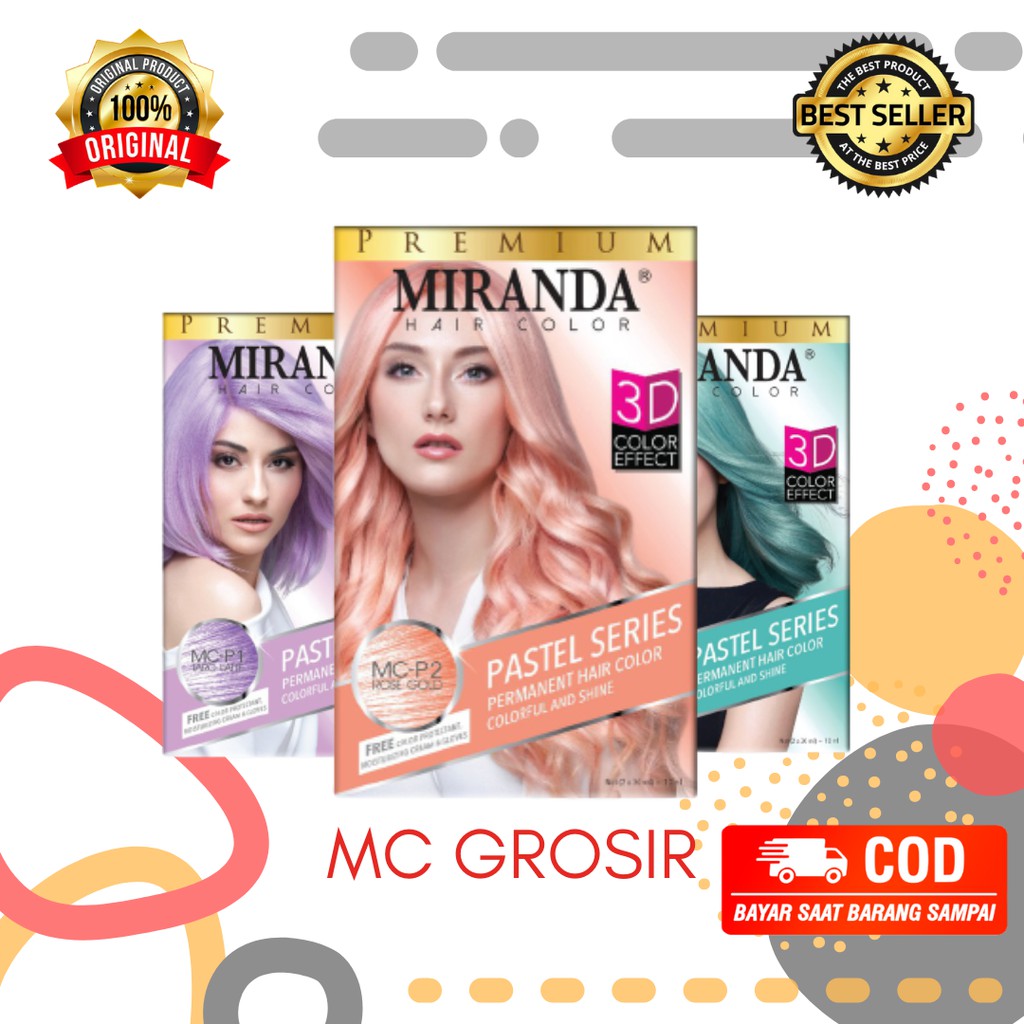 TERBARU MIRANDA PASTEL - PEWARNA RAMBUT KEKINIAN