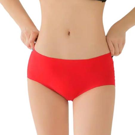 Terlaku... M-XXXL Celana dalam wanita seamless polos jumbo CD Cewek  bigsize Halus Satin Import 3xl 
