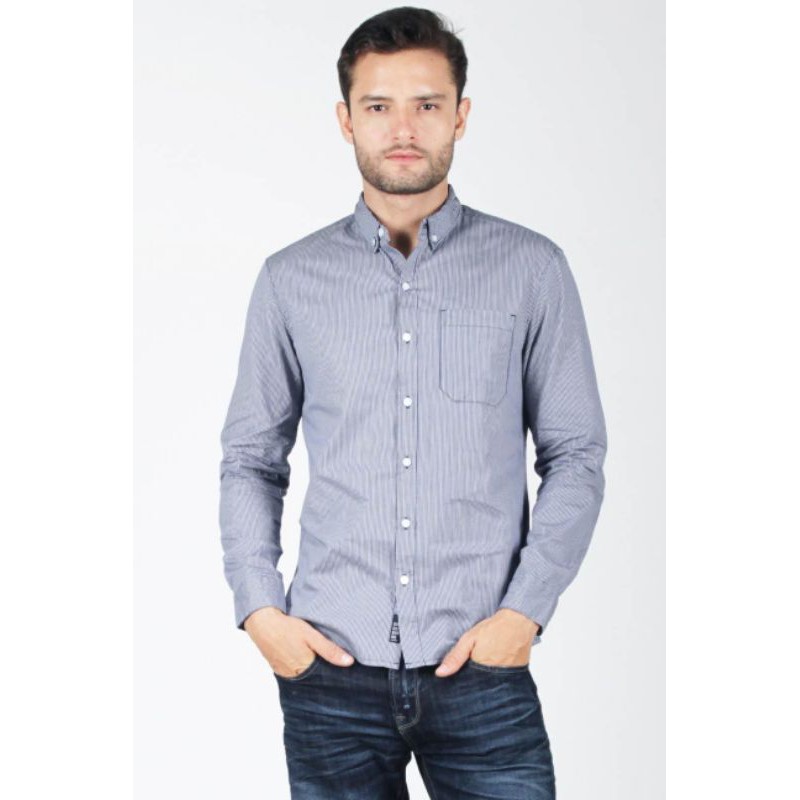 Bombboogie Original Blue Vander Slimfit Shirt