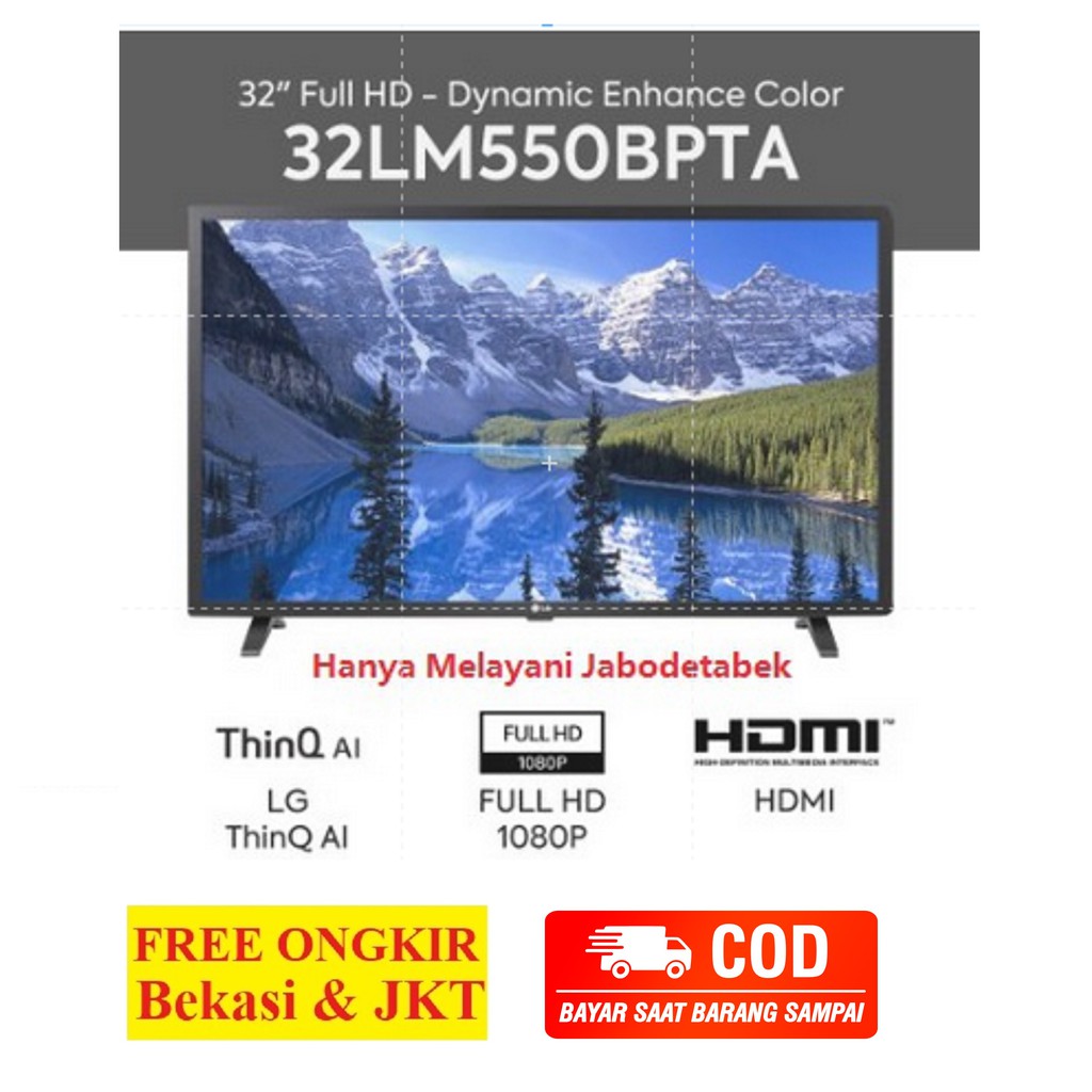 LED TV LG 32Inch | TV LG 32 Inch | TV LED LG | Led Tv 32 Inch - 32Lm550Bpta garansi resmi
