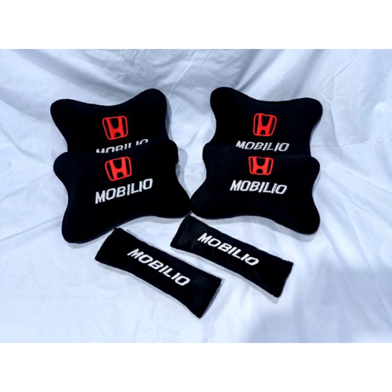 bantal headrest honda mobilio aksesoris interior mobil