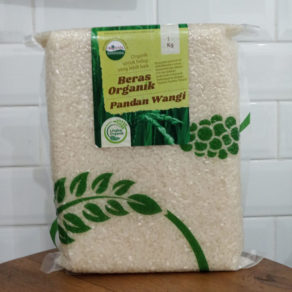 

Beras Organik Pandan Wangi 1kg - Lingkar Organik