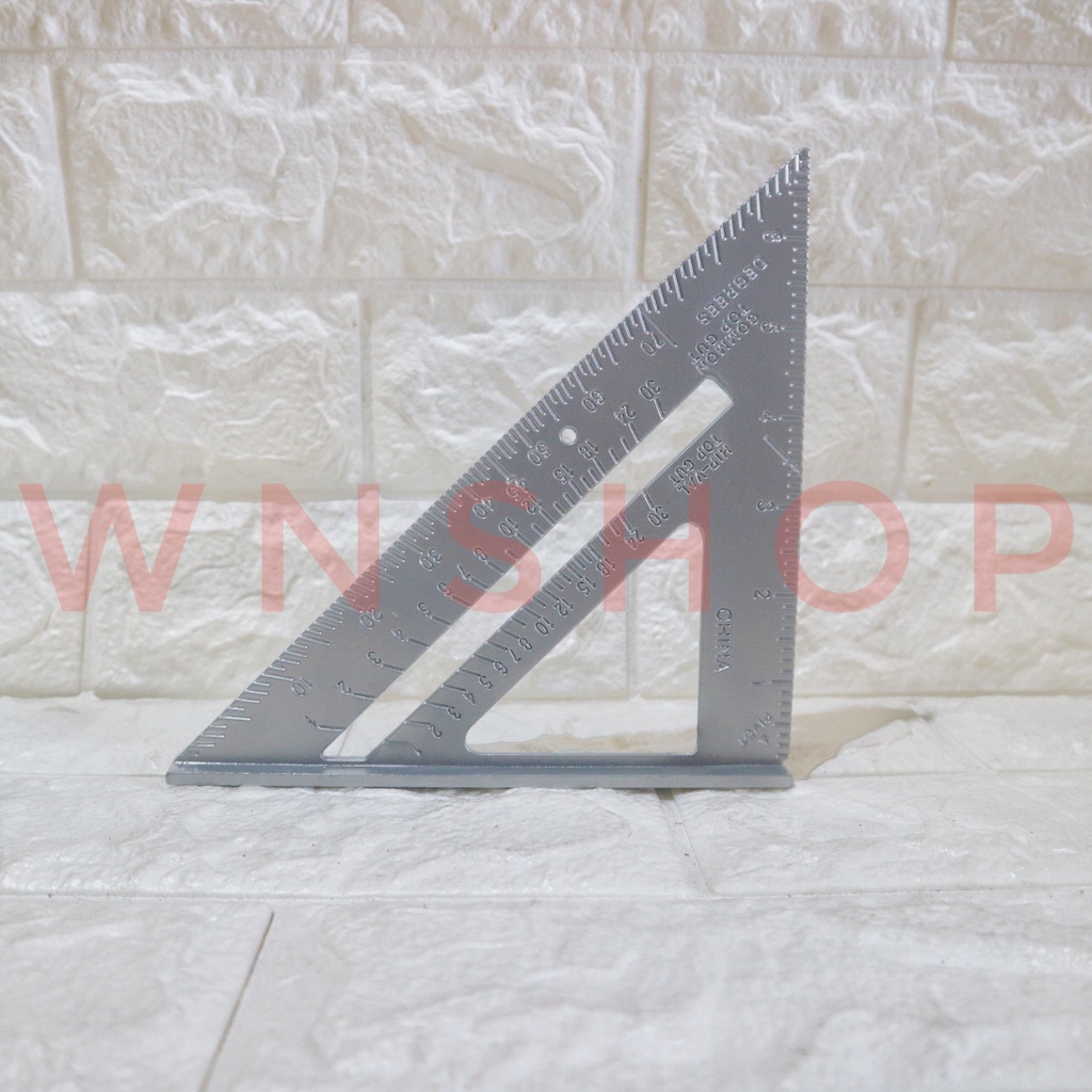 

Penggaris segitiga siku sudut 7 inci - speed square alumunium