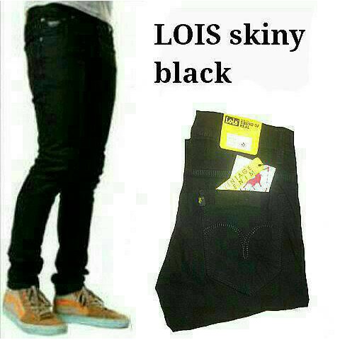 celana panjang jeans pria merk lois black Celana Jeans K2U2