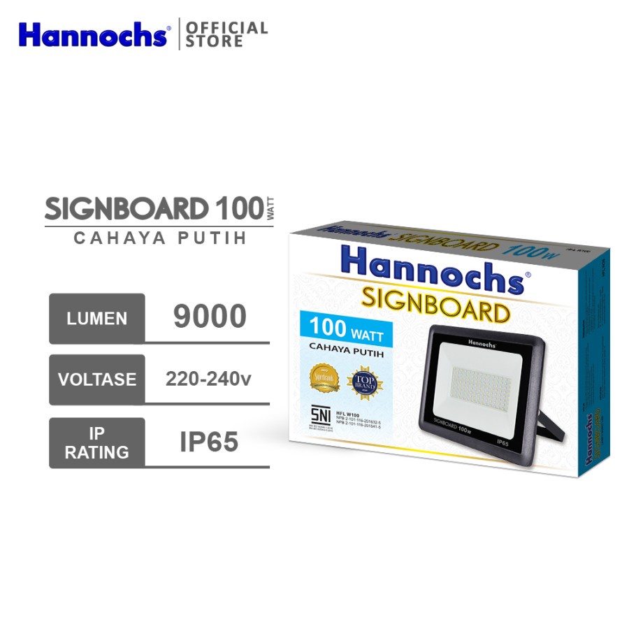 Hannochs Signboard LED Flood Light 100W