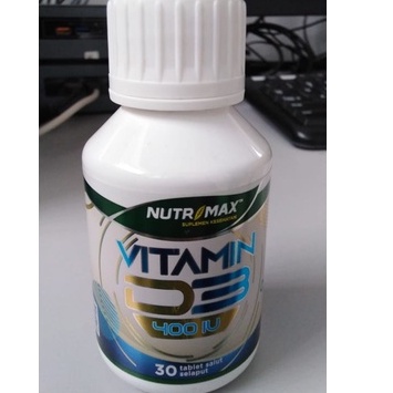 Vitamin D3 400 IU Nutrimax 30 Tablet