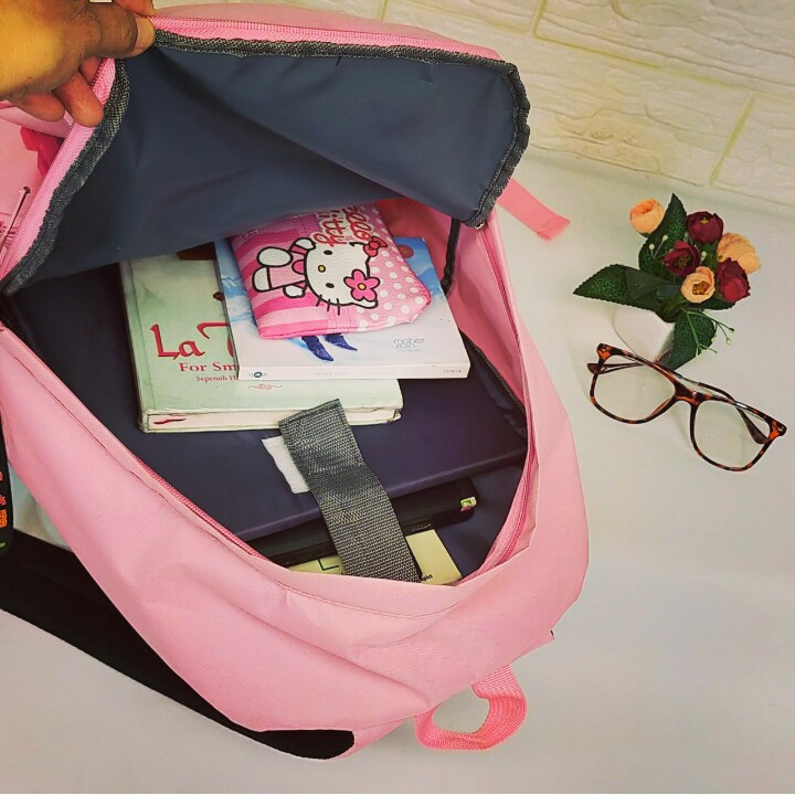 TAS RANSEL BACKPACK SEKOLAH  PRIA DAN WANITA REMAJA  stylish backpack COWOK DAN CEWEK CRV 010