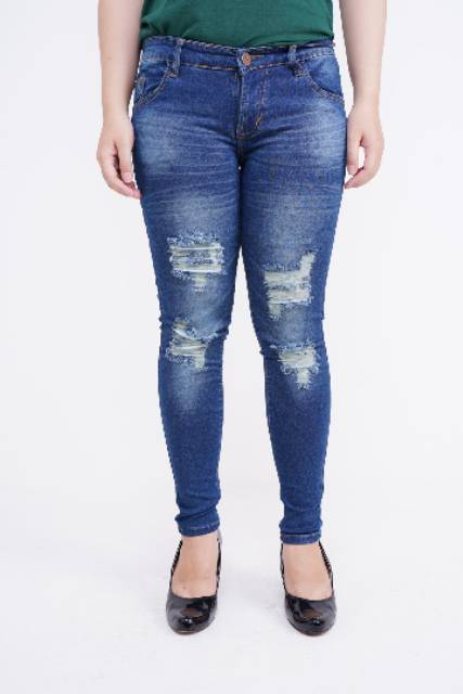 Celana jeans ripped wanita softjeans JSK jeans