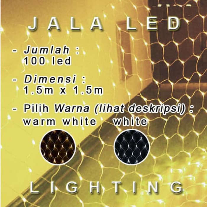 Lampu Natal Jala LED