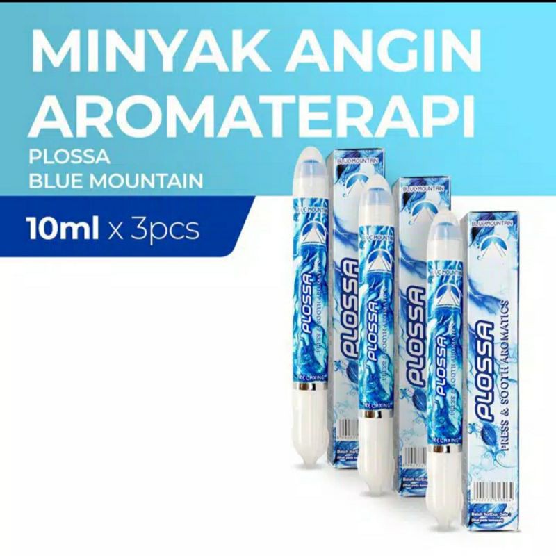 PLOSSA MINYAK ANGIN BLUE MOUNTAIN 3PCS