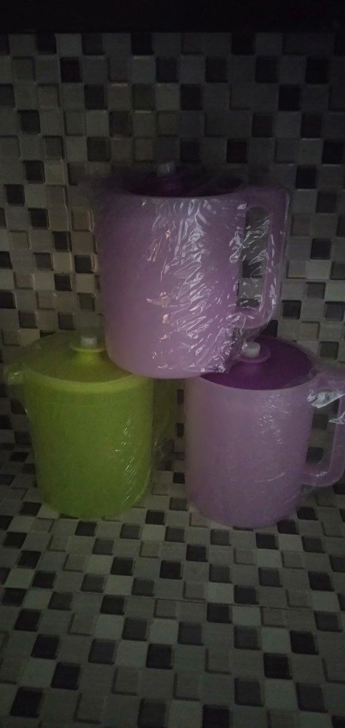 Cpm Eskan Teko Gelas Set Yeppo Pitcher Plastik Dengan 5 Pcs Gelas Air Minum Anabelle