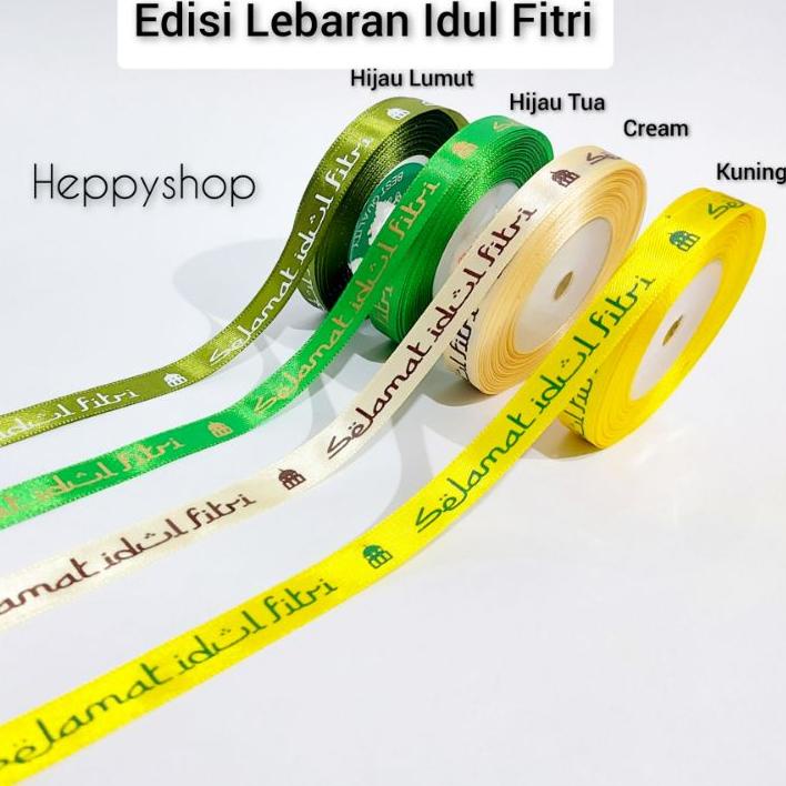 

♗ Pita Satin 1/2 inch Edisi Lebaran Idul Fitri ☂