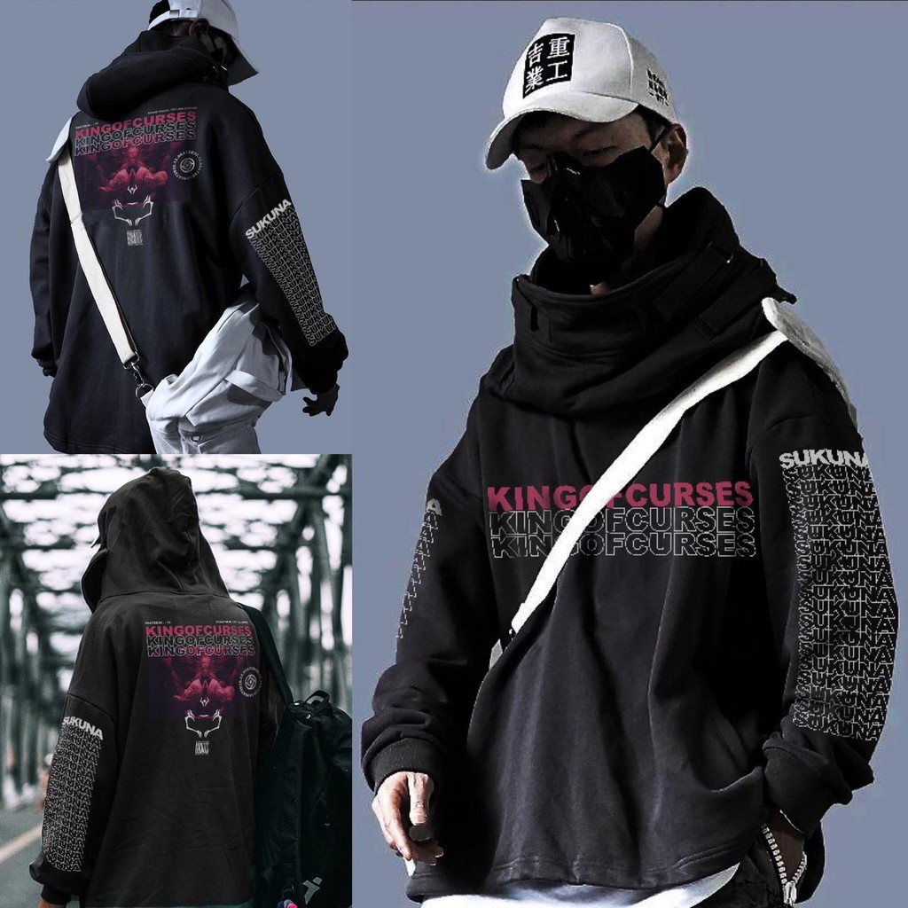 Hoodie Unsettled Sukuna Anime Manga Jujutsu Kaisen