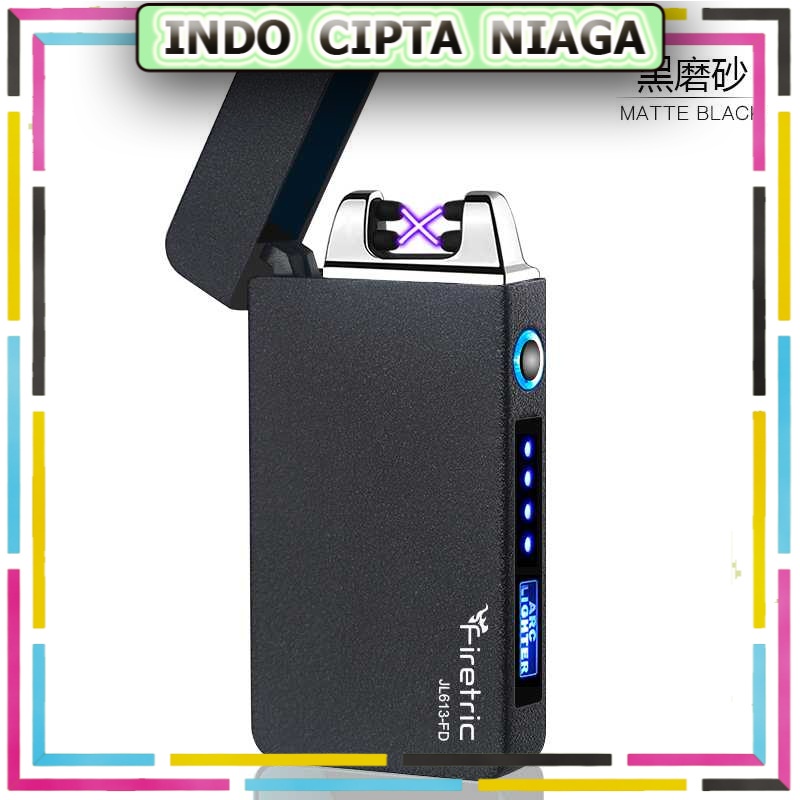 Jual Firetric Korek Api Elektrik Pulse Plasma Double Arc Lighter JL613 FD Shopee Indonesia