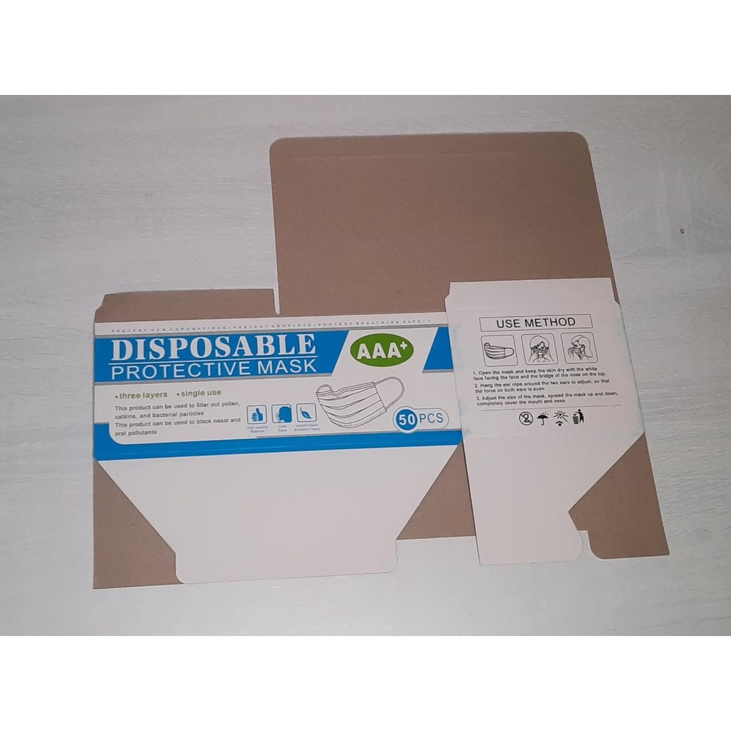 KOTAK MASKER / BOX MASKER DISPOSABLE 3PLY EARLOOP