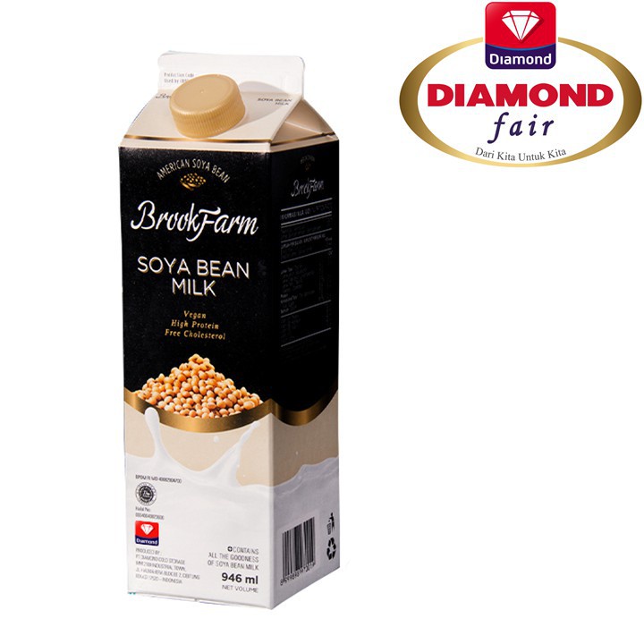 Brookfarm Soya Bean Fresh Milk 946ml