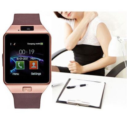 BISA COD !! Smartwatch Bluetooth DZ09 UNISEX CAMERA 2G GSM SIMTF CARD - BISA WA