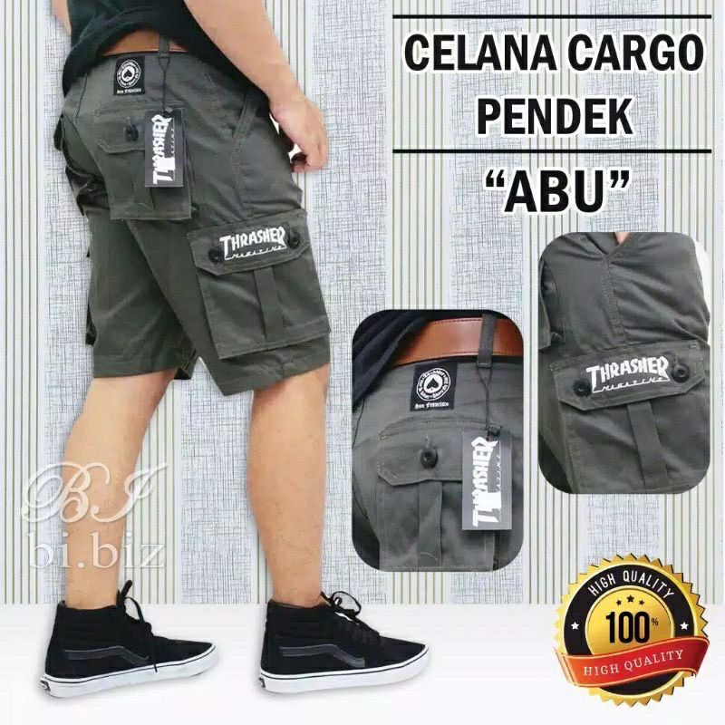 PROMO BAYAR DITEMPAT COD YANG LAGI HITS CELANA CARGO TRASHER BORDIL PENDEK SAKU 6 KASUAL PRIA DEWASA