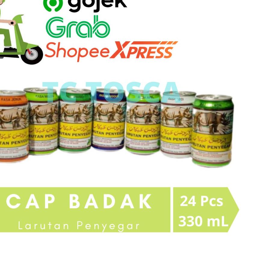 

GROSIR Larutan Penyegar | Larutan Penyegar Cap Badak Kaleng 1 Dus Isi 24 Pcs !!!