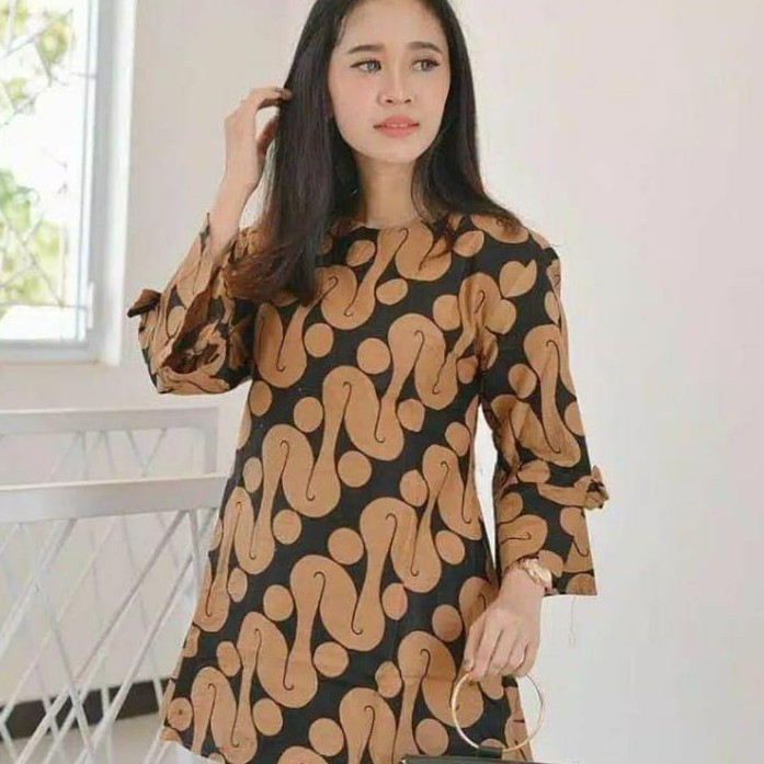  BAJU  BATIK  COUPLE MODERN Monalisa Genes MERAH BIRU  TOSCA  