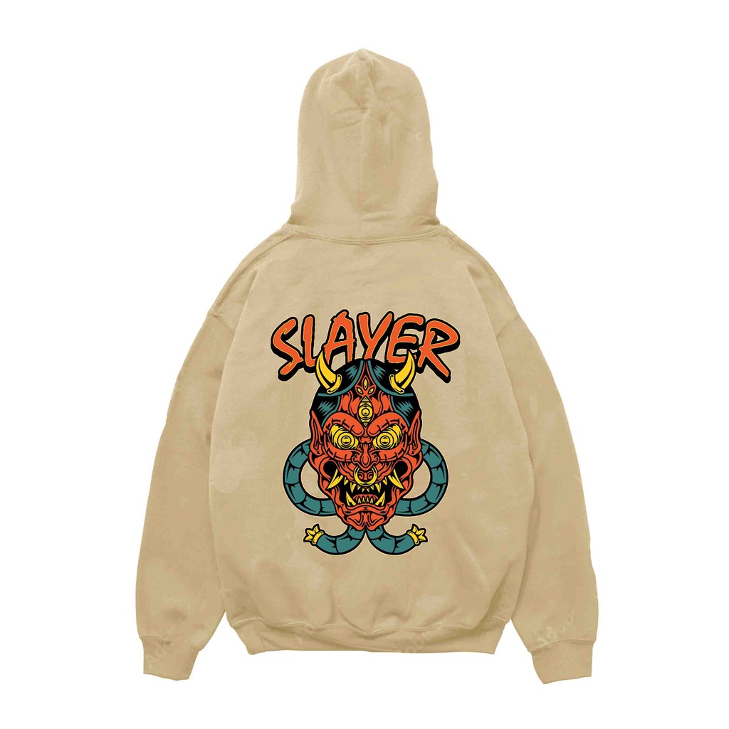 Hoodie Pria Slayer Sweater Pria Fleece Size M - XXL