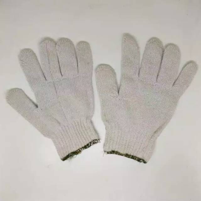 Sarung tangan 8 benang sarung tangan katun benang sarung tangan benang putih sarung tangan putih
