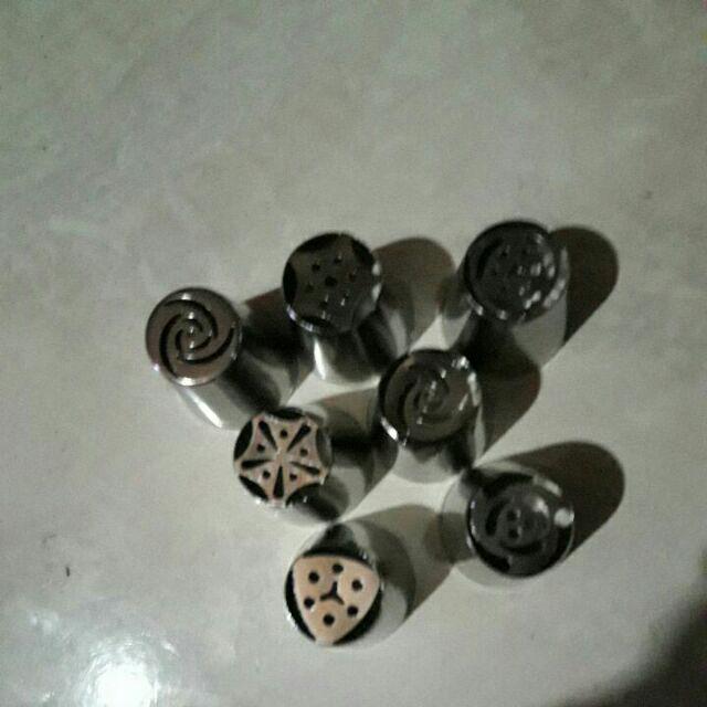 Promo7 Spuit Rusia Original Paket Dekorasi Kue Fondant Mawar  Alas Adonan Cetakan Huruf Silmat