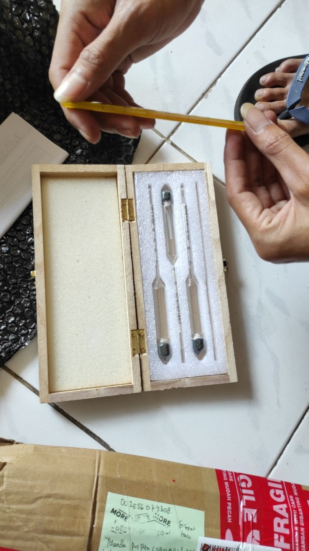 Alcoholometers Wine Meter Alcohol Concentration Meter Wine Bar Set Tool - Sku 2.002.0386 - The01536