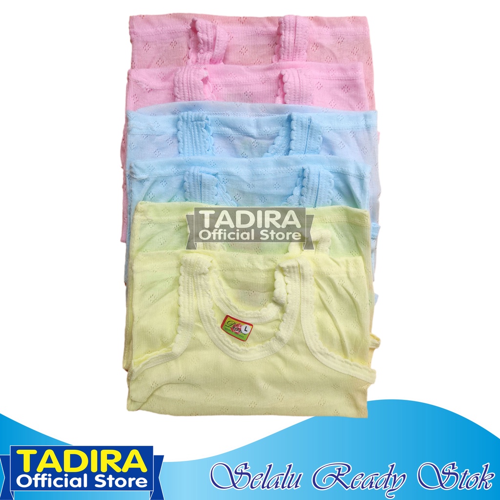 6 Pcs Singlet Anak Kaos Dalam Anak Laki-Laki Dan Perempuan Pakaian Dalam Warna TADIRA Store