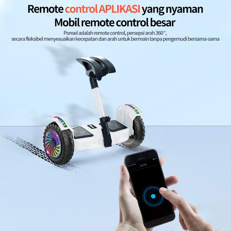 Terbaru 10 Inch Hoverboard -  Smart Balance Wheel with Bluetooth Speaker Scooter Electric Segway