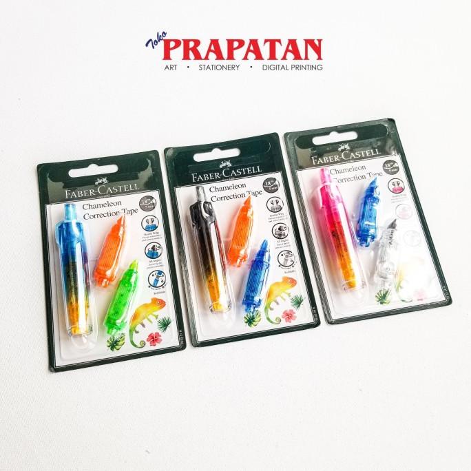 FABER CASTELL CHAMELEON CORRECTION TAPE / TIP EX KERTAS FABER CASTELL