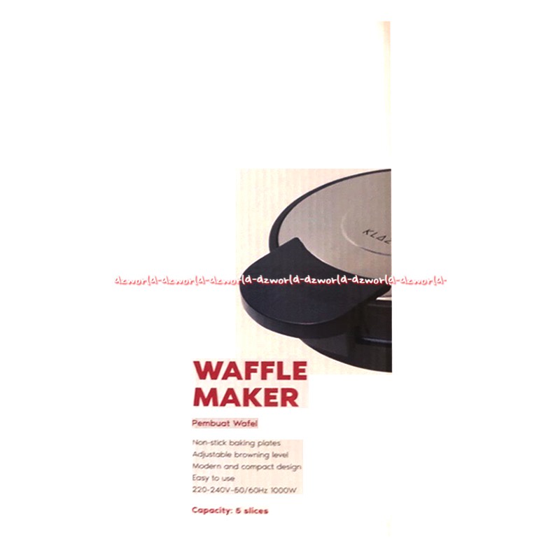 Klaz Waffle Maker Make Delicious Crispy Alat Mesin Membuat Cetak Wafel Wafle Kriuk Klas Waffel