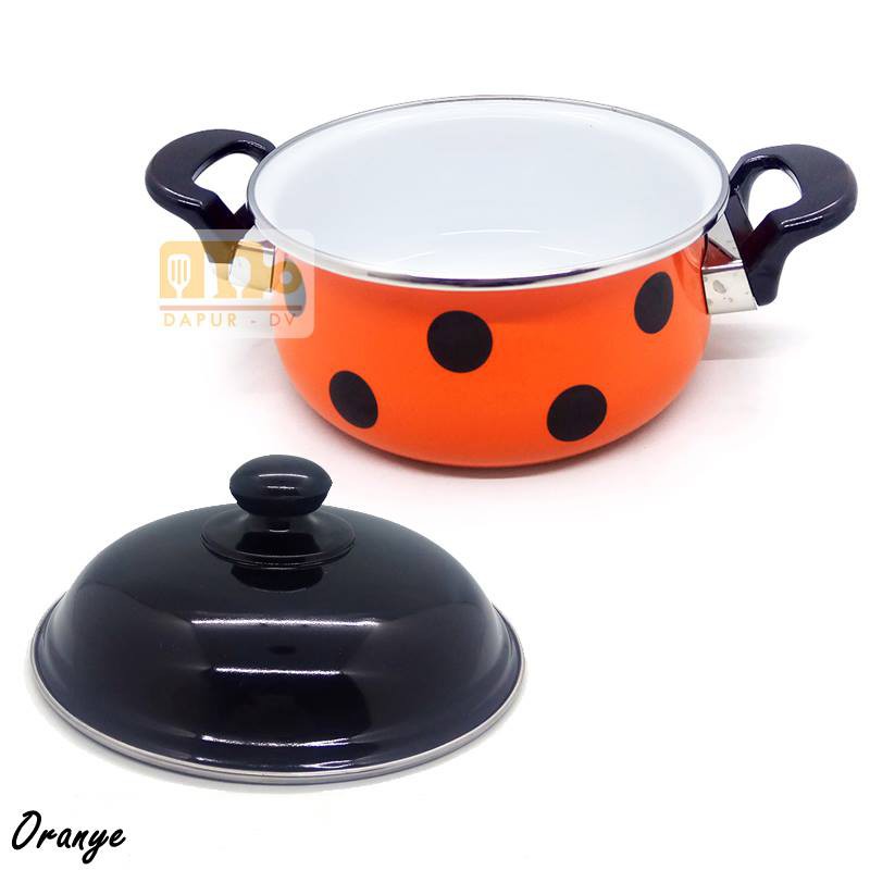 Maspion Bug’s Dot Panci Polkadot Porcelain Enamel 20 cm