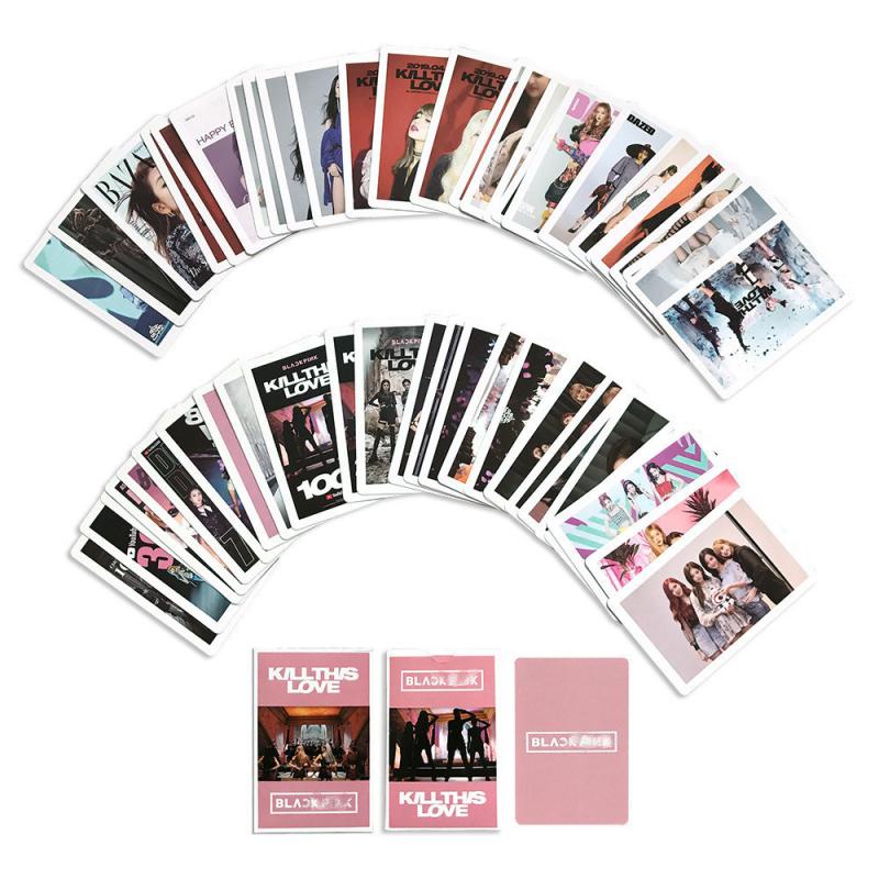 54 / 55Pcs / Kotak Kartu Foto Album LOMO BLACKPINK ROSE LISA JENNIE JISOO