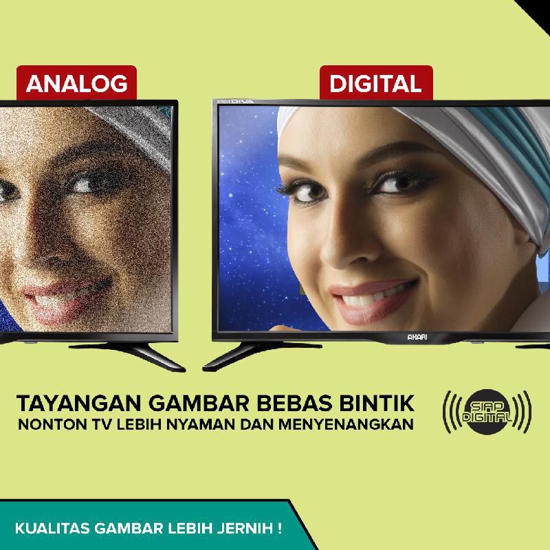 LED AKARI 32 &quot;TYPE AT5532B ANDROID 11 + Bluetooth SMART TV,TV TERMURAH